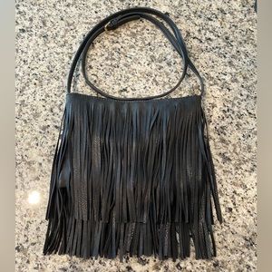 Fringe crossbody bag